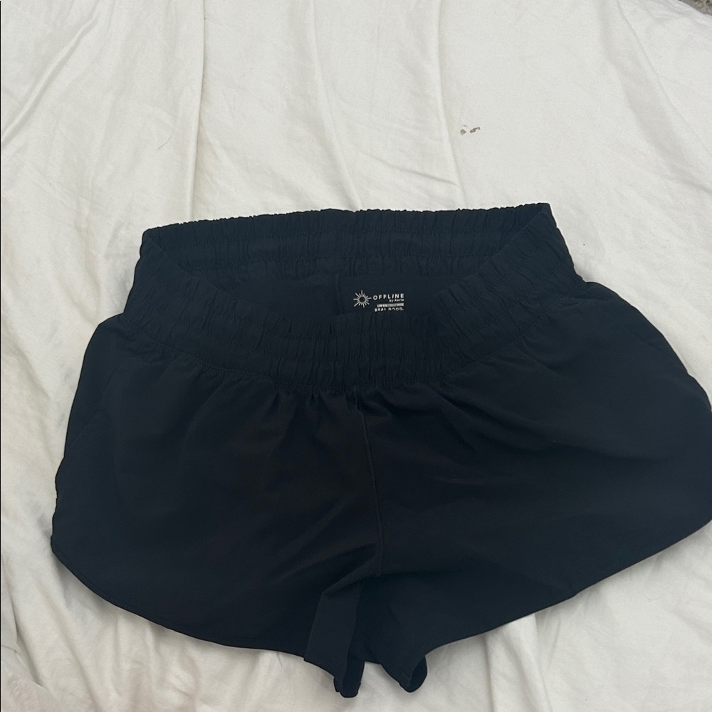Aerie Black Athletic Women's Shorts